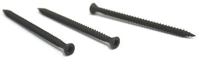 #7 x 1 Fine Drywall Screws/Square/Trim Head/Steel/Black Phos / 10000 Pc. Carton
