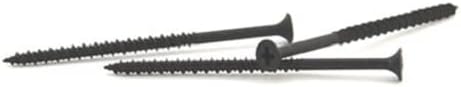 #6 x 1' Hi-Low Drywall Screws/Phillips/Bugle Head/Steel/Black Phos / 10,000 Pc. Carton