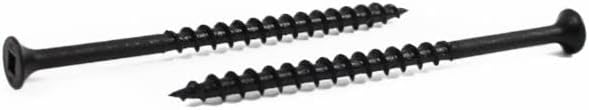 #8 x 2' Coarse Drywall Screws/Square/Bugle Head/Steel/Black Phos / 2,000 Pc. Carton