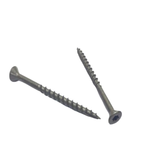 XT820W #8 X 2' WAR Coat Drywall/Deck Screws Torx/Star Drive Qty 3,500/BOX for DIY Real Men