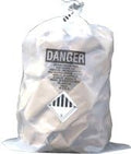 Clear Printed Asbestos Bags 33 x 50 x 6 Mil 50/roll