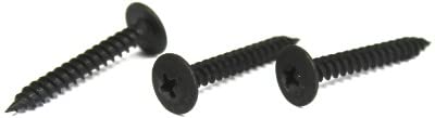 #8 x 1 Fine Drywall Screws/Phillips/Modified Truss Head/Steel/Black Oxide / 4000 Pc. Carton