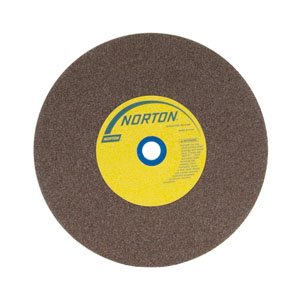 PART NO. NOR88285 Gemini Alundum, Type 01 Bench and Pedestal Wheel, 8 x 1 x 1', 60/80 Grit, Aluminum Oxide