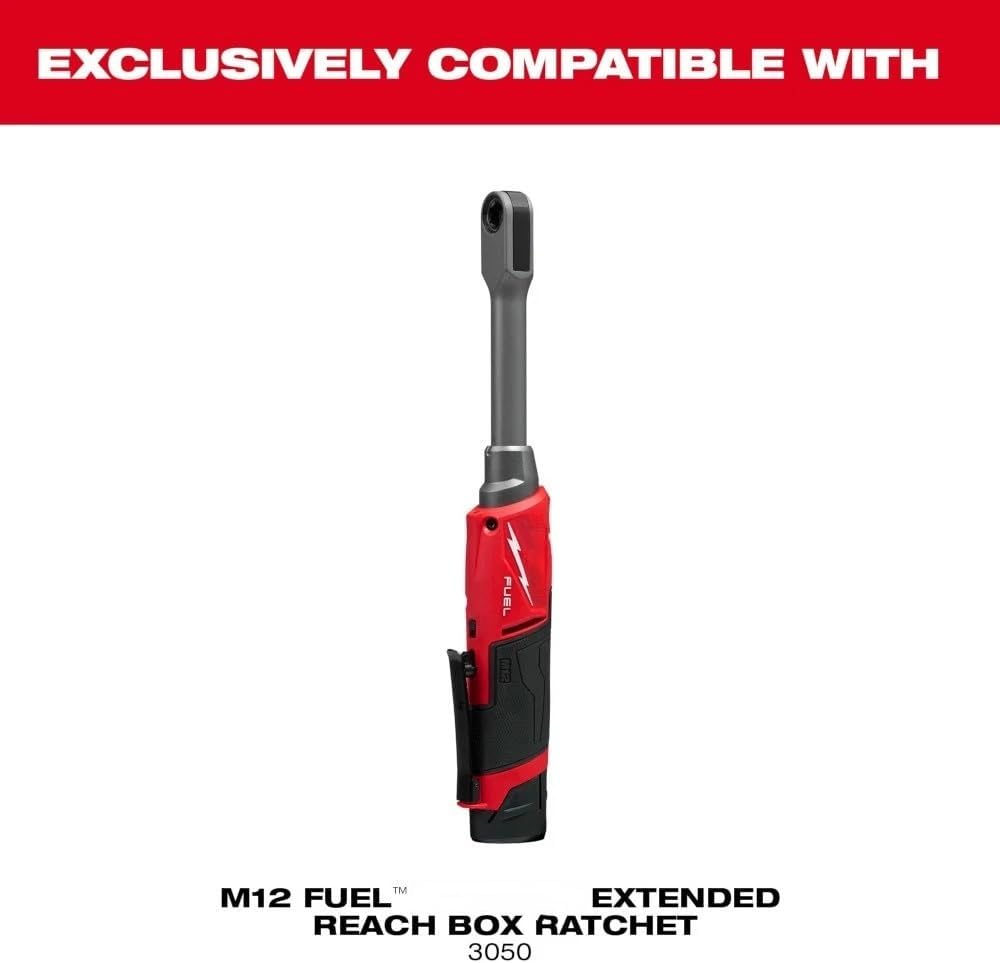 8 PC 49-16-1640 for Milwaukee 6-Point design Non-slip hex geometry Box Ratchet Socket Set Length 9 in Width 1.54 in Height 2.17 in