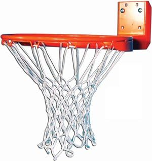 Gared Sports Institutional Reverse Mount Basketball Goals with Nylon Nets
