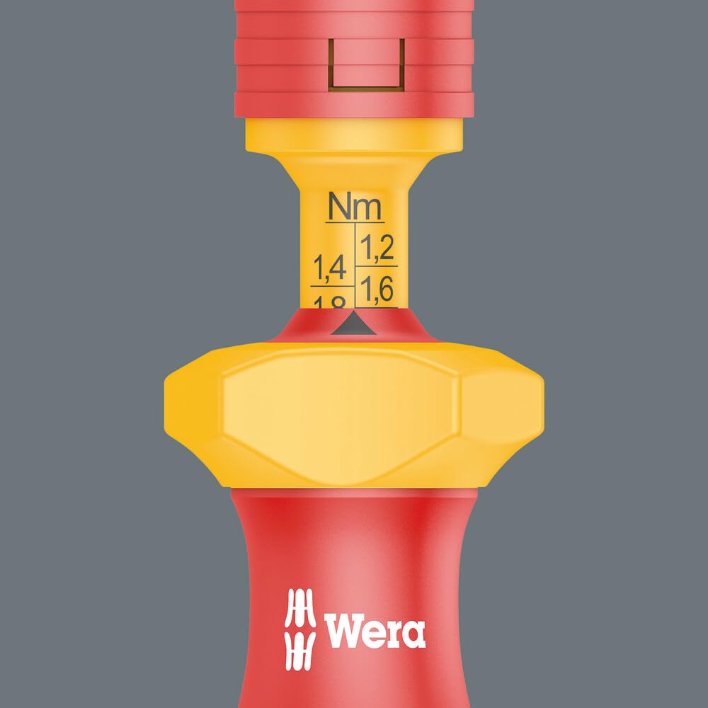 Wera 05074752001 Series 7400 VDE Kraftform adjustable torque handle (0.3-3.5 Nm), art. no. 7440 VDE x 0.3-1.2 Nm