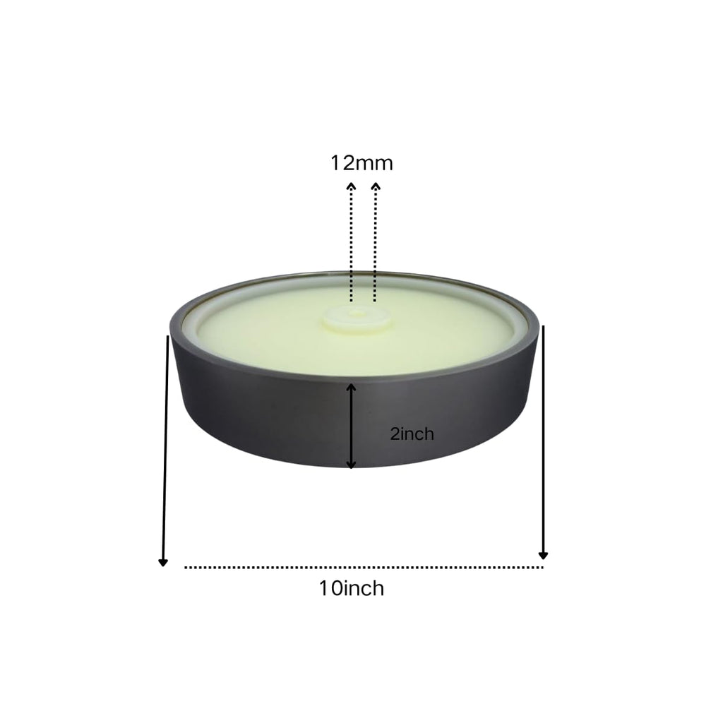 10-inch 80 grit CBN Grinding Wheel, Designed for Sharpening high-Speed Steel Tools, Lathe Tools, and Chisel Sets.Dimensions: 8' Diameter x 1' Width, 5/8' (CBN10-80)