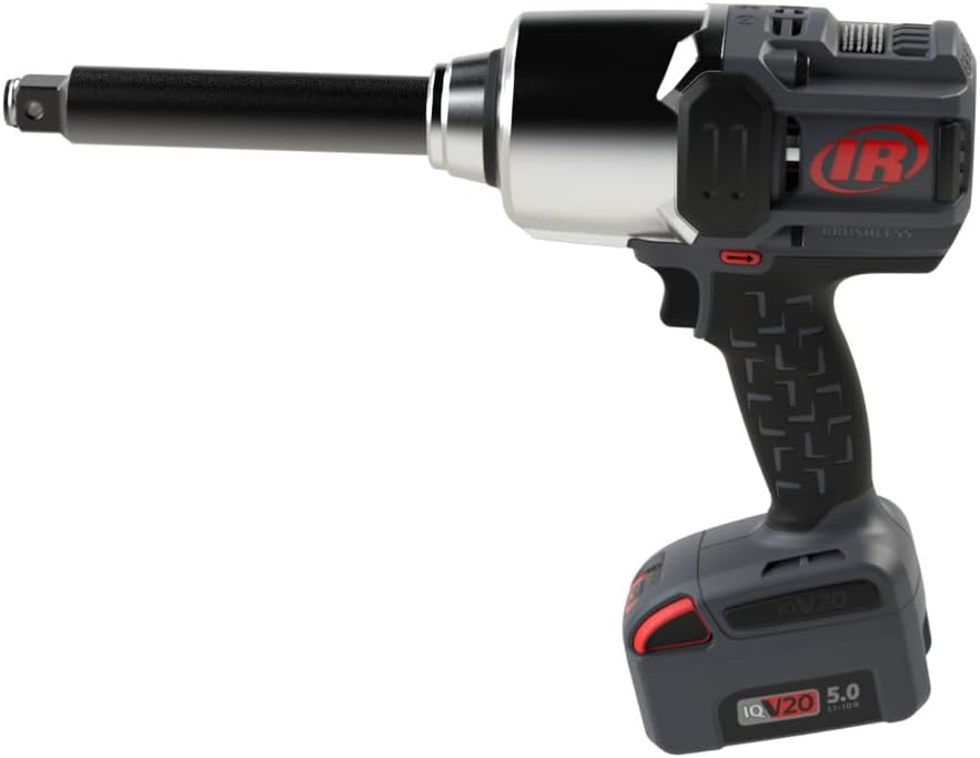 Ingersoll Rand W8571 3/4' 20V Cordless Impact Wrench Bare Tool, 2000 ft-lb Torque, 6' Extended Anvil, Friction Ring Thru-hole, Pistol