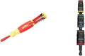 Wiha 28393 Insulated Slim Line Precision Pop Up Screwdriver Set, Slotted, 7-Piece, Red & Klein Tools 32907 Impact Driver, 7-in-1 Impact Flip Socket Set with 1/2, 7/16, 3/8, 11/32, 5/16, 1/4