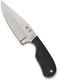 Spyderco Subway Bowie Fixed Blade Knife with 2' LC200N Steel Blade and FRN Handle - EDC Knife for Men and Women, Perfect for Hunting, Tactical, Camping, Survival, Hiking - PlainEdge - FB48PBK