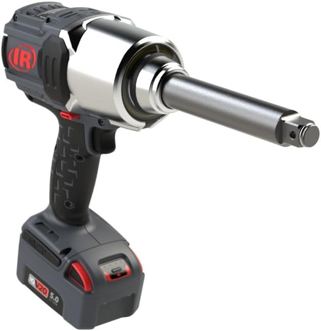 Ingersoll Rand W8571 3/4' 20V Cordless Impact Wrench Bare Tool, 2000 ft-lb Torque, 6' Extended Anvil, Friction Ring Thru-hole, Pistol