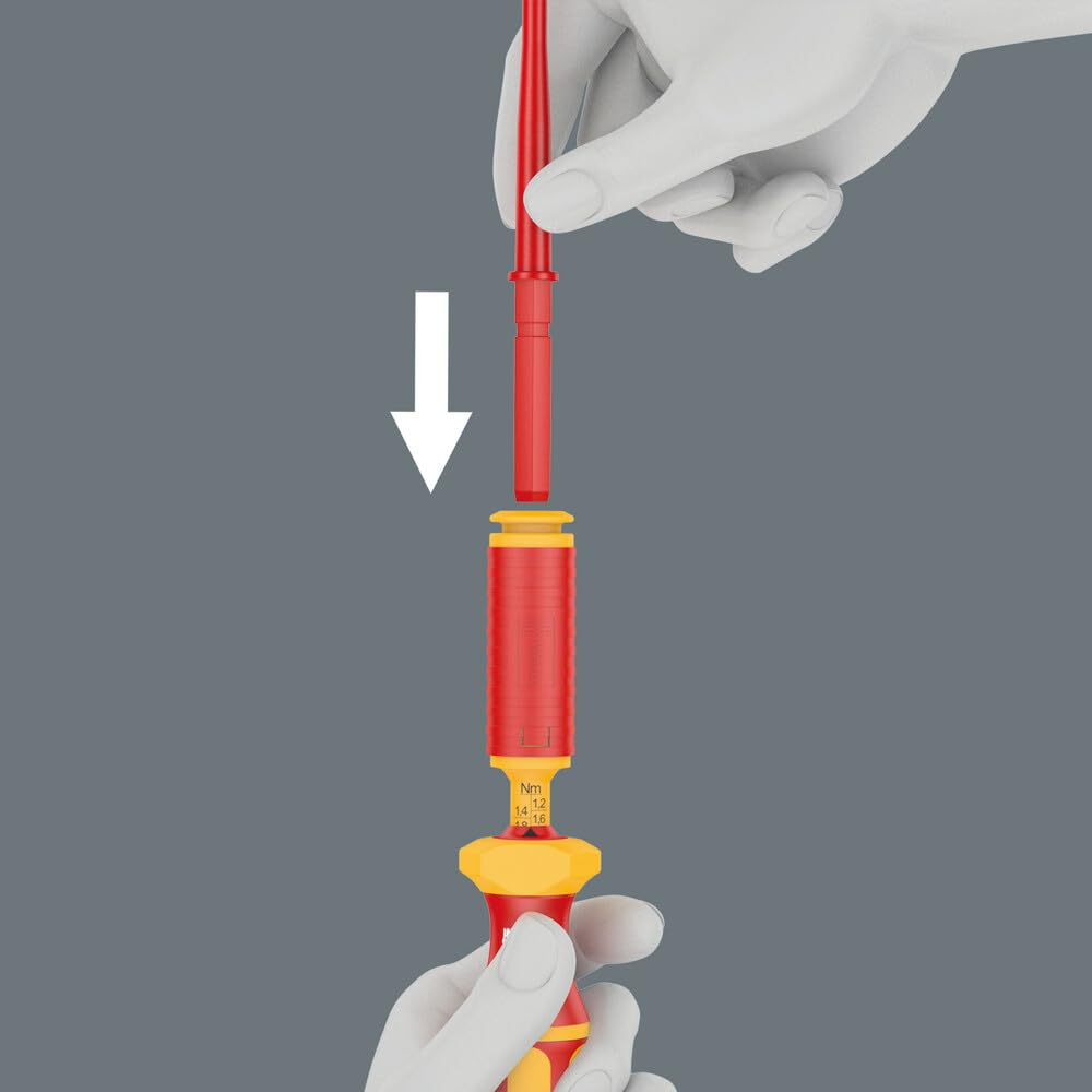 Wera 05074752001 Series 7400 VDE Kraftform adjustable torque handle (0.3-3.5 Nm), art. no. 7440 VDE x 0.3-1.2 Nm