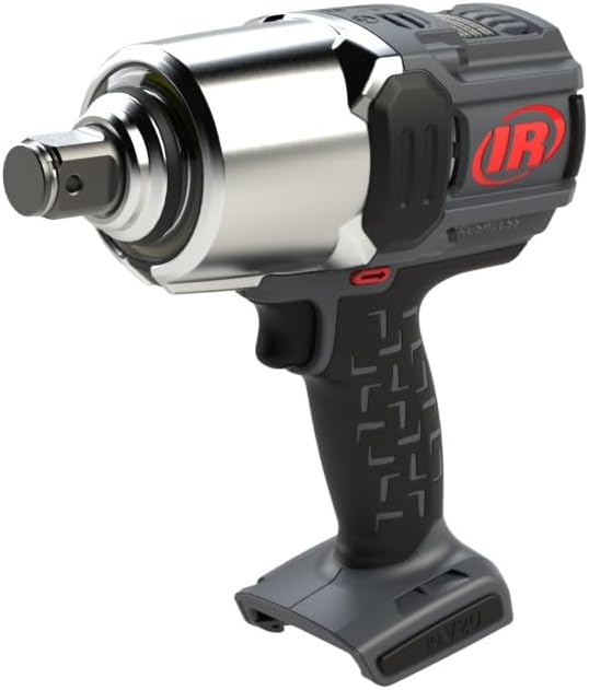 Ingersoll Rand W8191 1' 20V Cordless Impact Wrench Bare Tool, 2000 ft-lb Torque, Friction Ring Thru-hole, Pistol