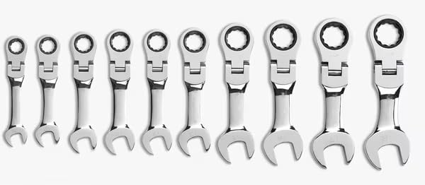 10-Piece Metric Stubby Flex Set, Mfr: EHT9550-A