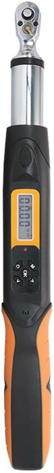 1/2 inch Digital torque wrench Professional 1/2-Inch Electronic Torque Wrench with Maximum value 135N.m Buzzer setting range 6.75 to 135N.m 100 records Data Storage 535mm