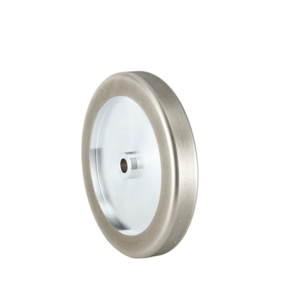 CBN Grinding Wheel 8 inch 80 Grit, 1.25' Wide, 5/8' Bore,Aluminum Body, Suitable for High Speed Steel Tools and Bench Grinders (80 Grit)