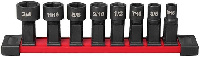 49-16-1640 Fits For Milwaukee 49-16-1640 Box Ratchet Socket Set - 8 PC