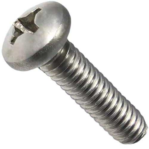 1/4-20x2' Pan Head Machine Screws Stainless Steel 18-8 Qty 500 Screws Set Fasteners