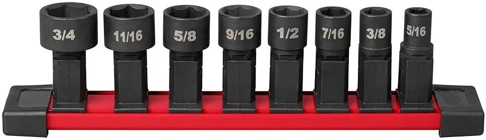 8pc 49-16-1640 Impact Socket Set for Milwaukee Box Ratchet Socket Set - New