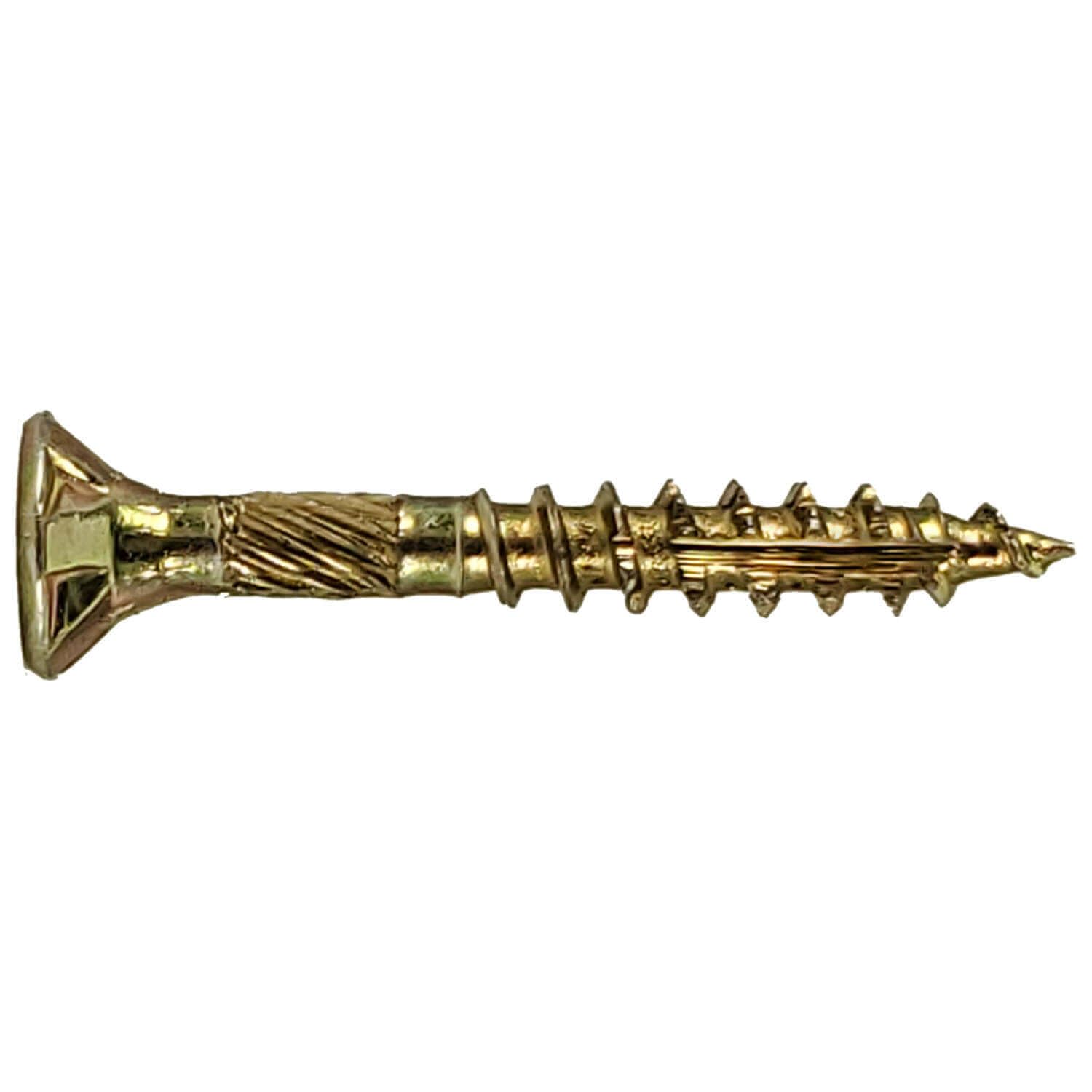 Jake Sales #8 x 1-1/4' Gold Star Wood Screw Torx/Star Drive Flat Head (CASE of 9-5 Pound Boxes). Approx. Qty 10,395 Screw Count.