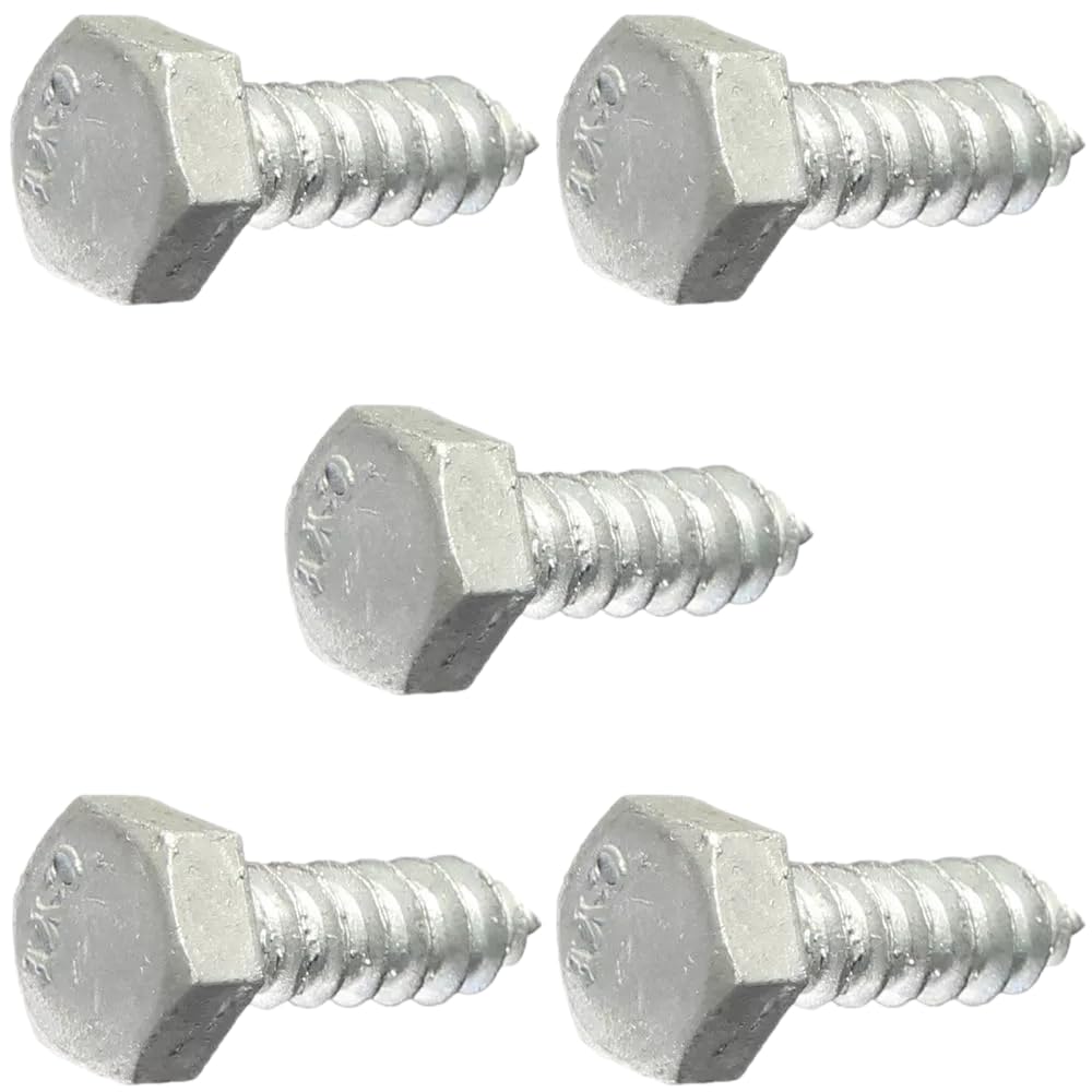 Lag Bolt Screw Hot Dipped Galvanized A307 Alloy Steel 1/4x1' Qty 1000 Hardware Bolts Set Fasteners Kit