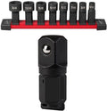 For Milwaukee.. INSIDR Box Ratchet Anvil Adapter and 8 Piece SAE Socket Set Bundle