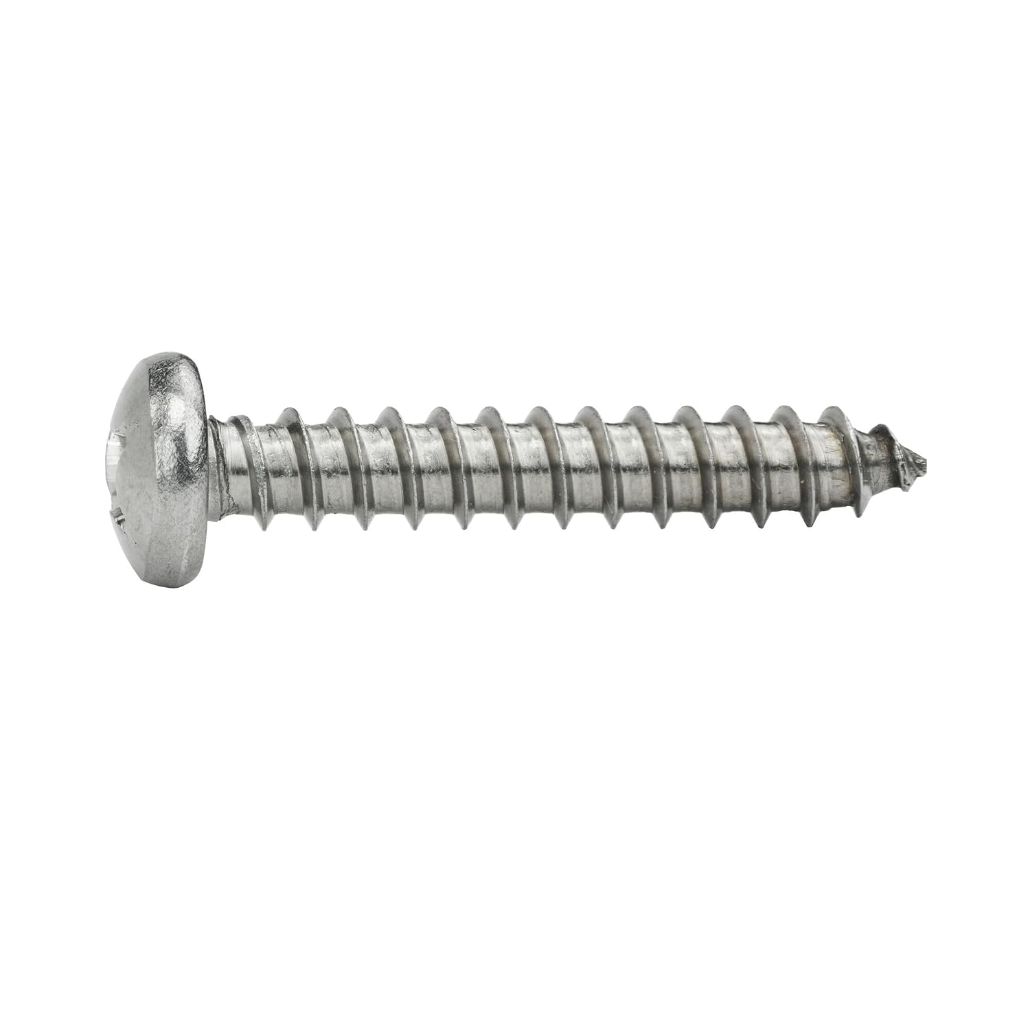 No.8 Pan Head Sheet Metal Screws Self Tapping Stainless Steel 500Pcs 2' Screws Set Fasteners