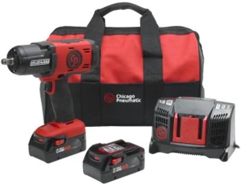 Chicago Pneumatic 8941088491 CP8849 1/2' Cordless Impact Wrench Kit 4.0Ah