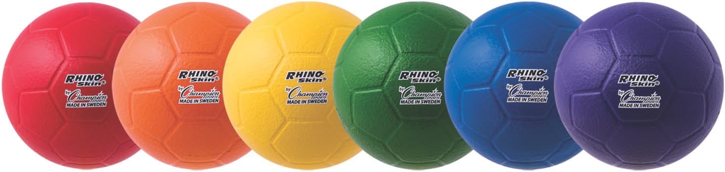 Champion Sports Rhino Skin Soccer Ball Set