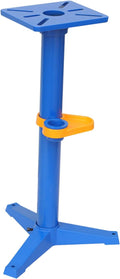 Soontools Bench Grinder Stand Vise Floor Pedestal with Grinding Wheel Storage Compartment & Heavy-Duty Cast Iron Base