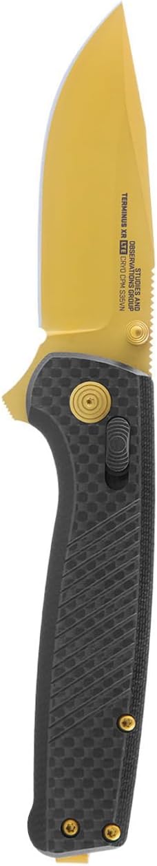 SOG Terminus XR LTE Lightweight Everyday Carry Folding Knives with Pocket Clip| Cryo CPM S35VN Steel | XR Locking Mechanism