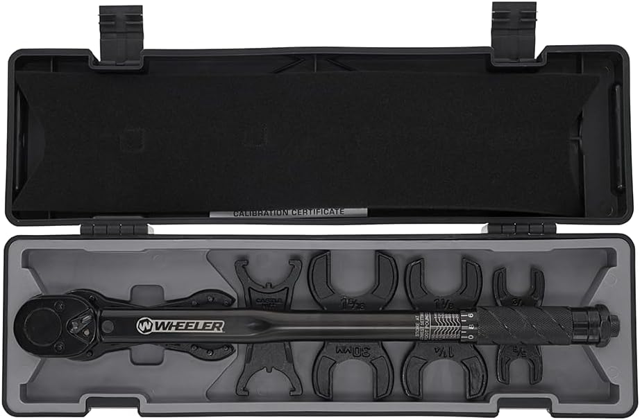 Wheeler XL FAT Wrench Set with Complete Crowfoot Set, Carry Case, Steel Construction for Gunsmithing, Maintenance