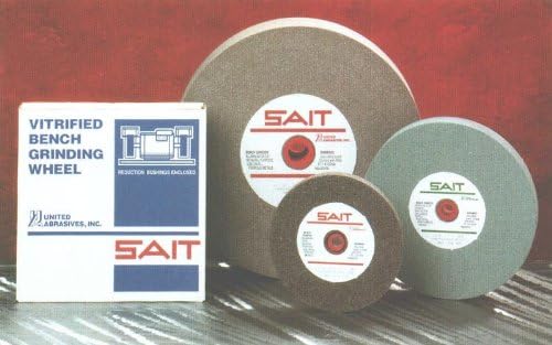 United Abrasives- SAIT VW 10 X 1 X 1-1/4 GC80 Bench Grinding Wheel (QTY: 1), Multi, 28141