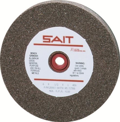United Abrasives- SAIT VW 10 X 1 X 1-1/4 GC80 Bench Grinding Wheel (QTY: 1), Multi, 28141