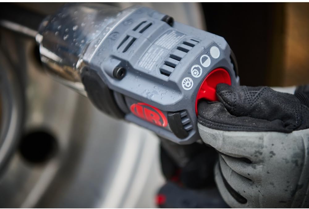 Ingersoll Rand W8571-K2 3/4' 20V Cordless Impact Wrench 2 Battery Kit, 2000 ft-lb Torque, 6' Extended Anvil, Friction Ring Thru-hole, Pistol