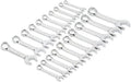 20PC SAE & METRIC STUBBY COMBO WRENCH NEW