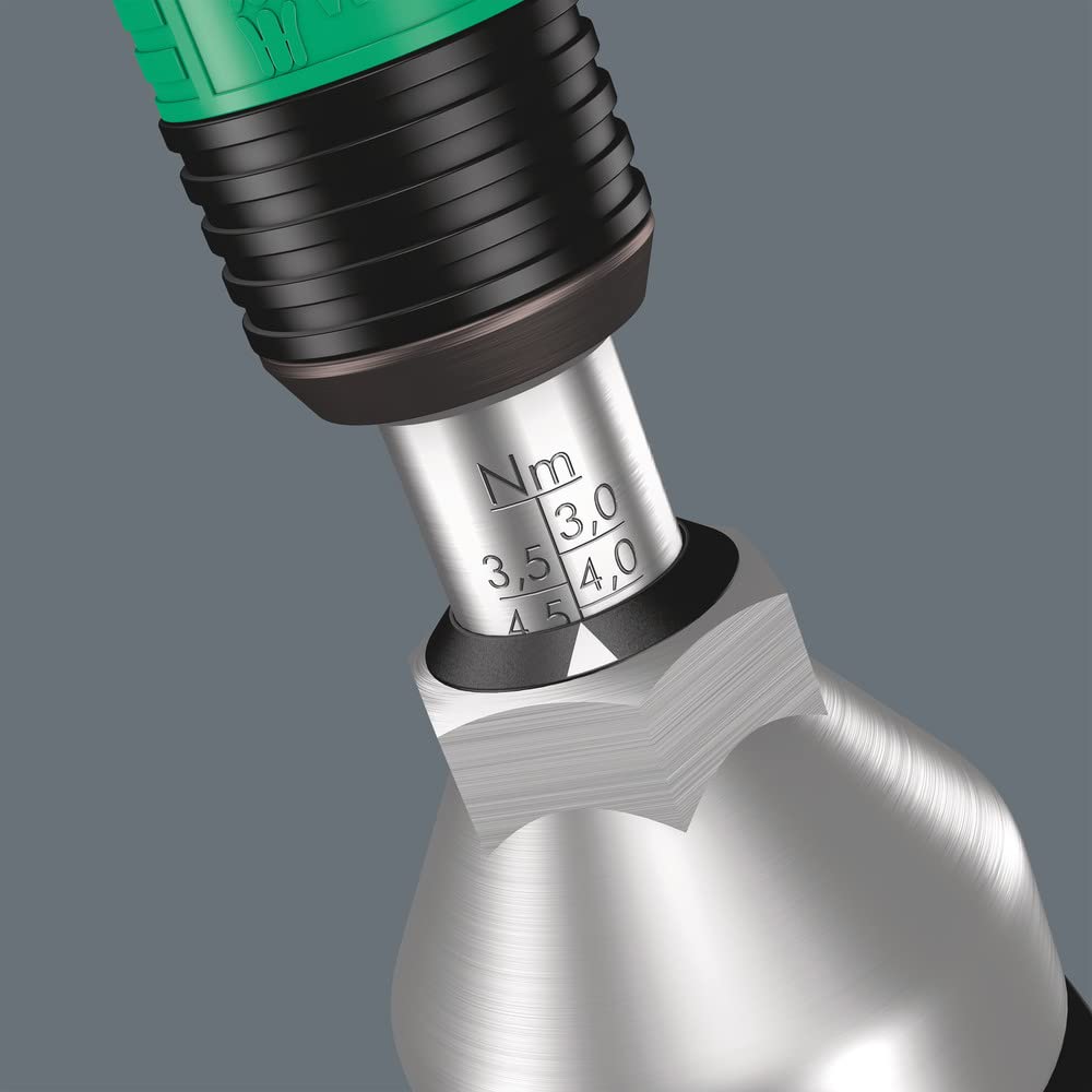 Wera 05074705001 Series 7400 Kraftform pistol handle, adjustable torque screwdrivers (3.0-8.8 Nm) with Rapidaptor quick-release chuck, art. no. 7443 x 4.0-8.8 Nm