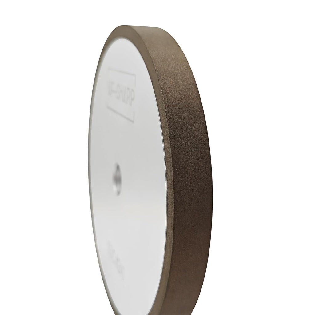Resin Diamond Grinding Wheel for Twice as Sharp, 240 Grit, 5 inch Dia, 1/2 inch Thick, 1/2 inch Arbor (5 inch, 240, Medium)
