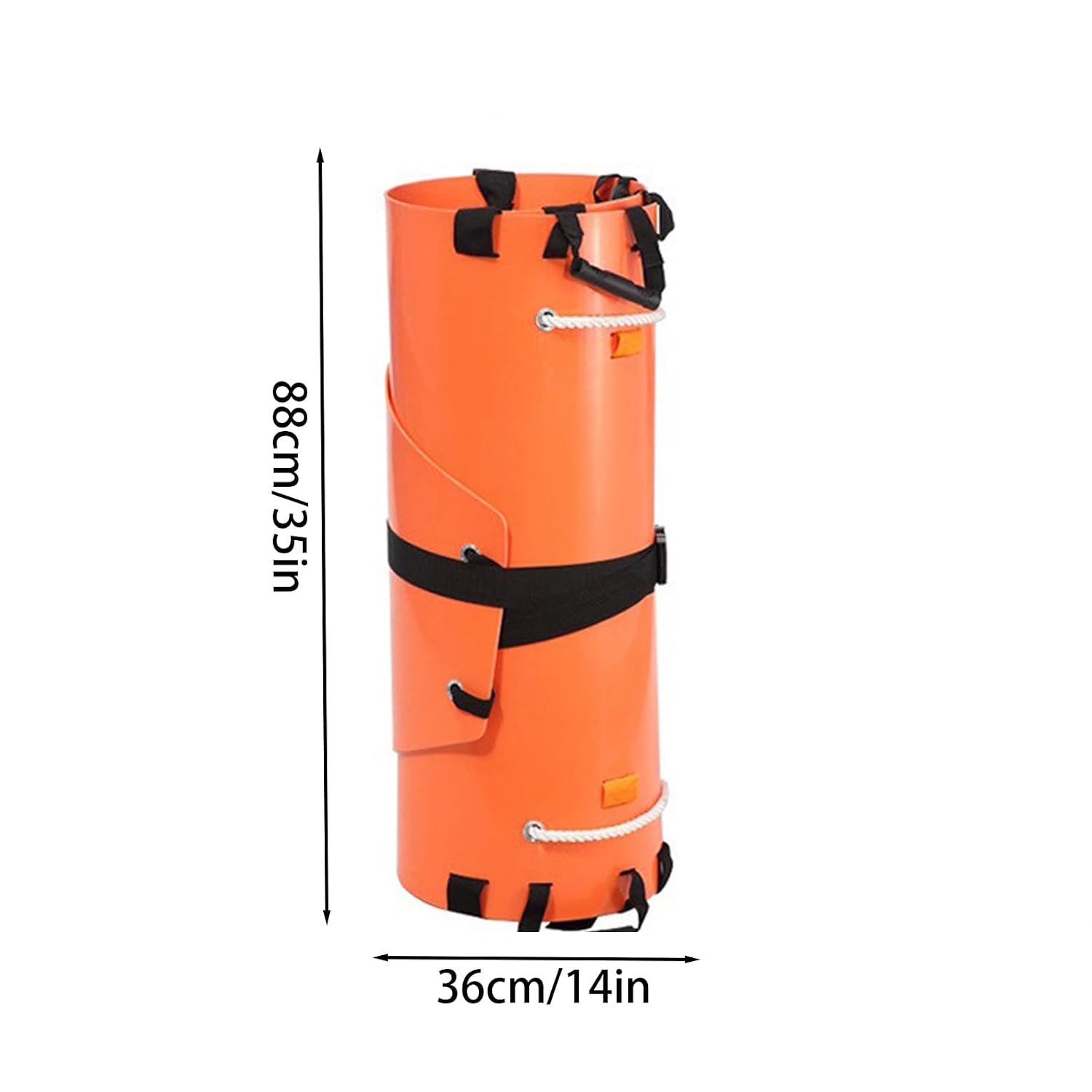 Portable Folding Stretcher,Multifunctional Rescue Stretcher, Roll Stretcher,Light Weight,for Medical Emergency Rescue,Ambulance,Fire Rescue Load Capacity:160 kg/353 lb(EVA)