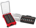 49-66-6803 Suitable for Milwaukee Shockwave Impact Duty Socket 1/2 Dr 16Pc Mm Packout Set