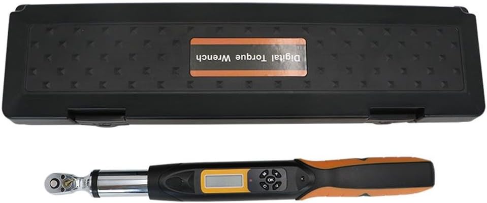1/2 inch Digital torque wrench Professional 1/2-Inch Electronic Torque Wrench with Maximum value 135N.m Buzzer setting range 6.75 to 135N.m 100 records Data Storage 535mm