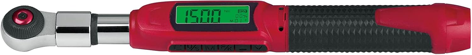 ACDelco ARM331-2i 1/4' Heavy Duty Interchangeable Digital Torque Wrench with Buzzer and LED Flash Notification - ISO 6789 Standards with Certificate of Calibration
