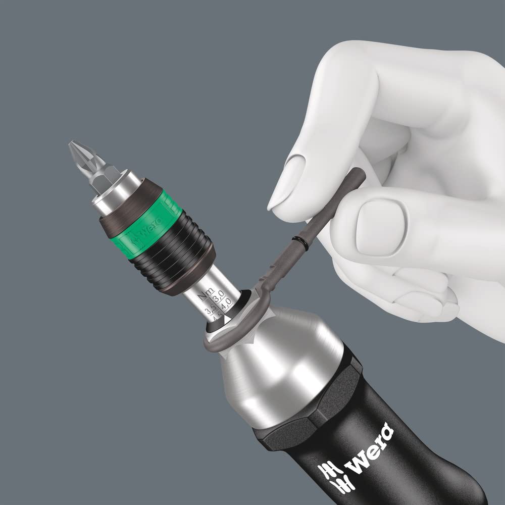 Wera 05074705001 Series 7400 Kraftform pistol handle, adjustable torque screwdrivers (3.0-8.8 Nm) with Rapidaptor quick-release chuck, art. no. 7443 x 4.0-8.8 Nm