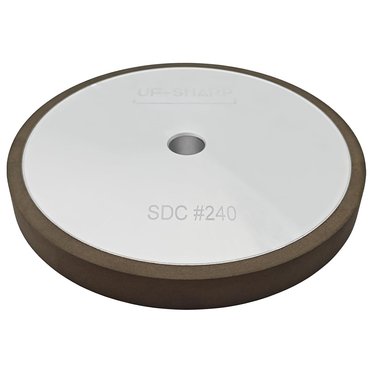 Resin Diamond Grinding Wheel for Twice as Sharp, 240 Grit, 5 inch Dia, 1/2 inch Thick, 1/2 inch Arbor (5 inch, 240, Medium)