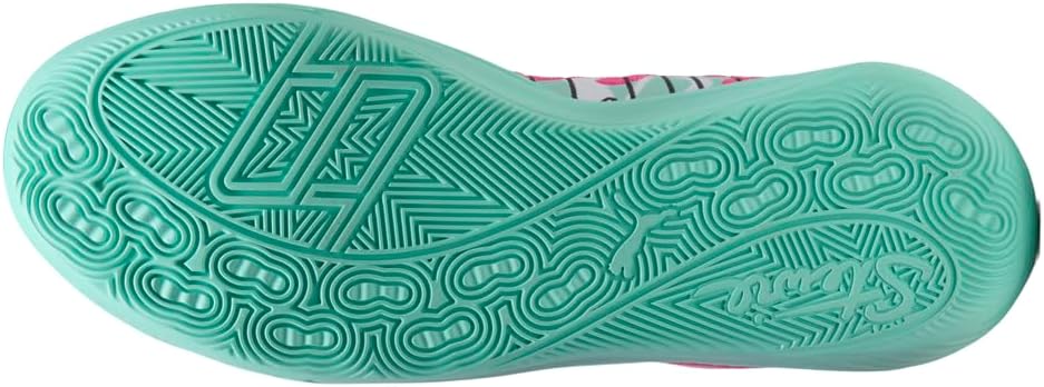 PUMA Womens Stewie 4 Timeless Basketball Sneakers Shoes - Green, Pink