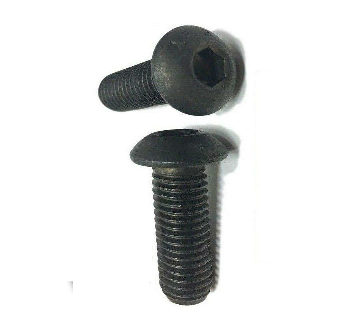 Pr-Mch Package of 250, 5/16-18 x 2' Button Head Cap Screw Black Oxide Thread Socket Set Kit #DR-D6436D