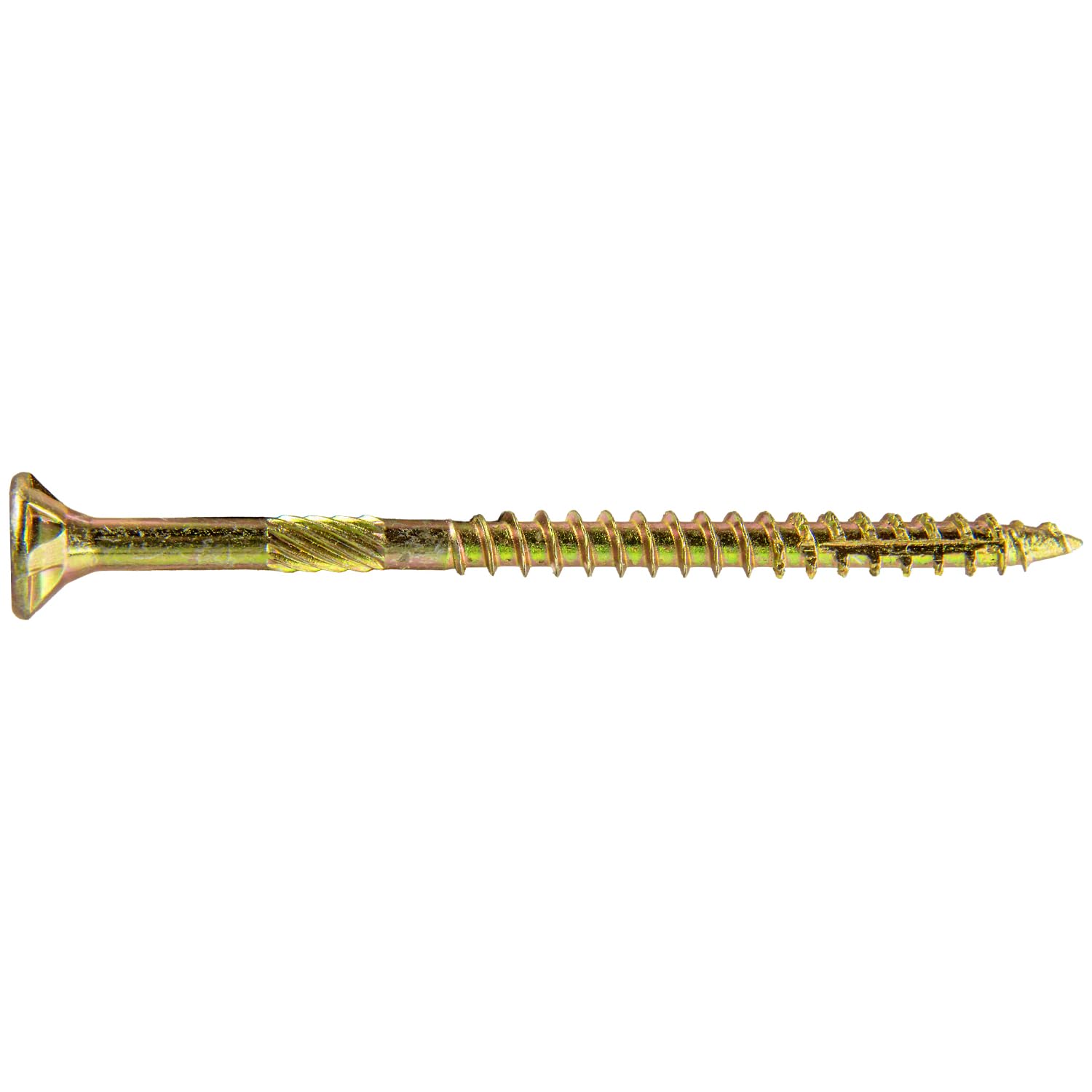 Jake Sales #8 x 2 1/2' Gold Star Wood Screw Torx/Star Drive Flat Head - Multipurpose Screws (Full Box - 2500 Count)