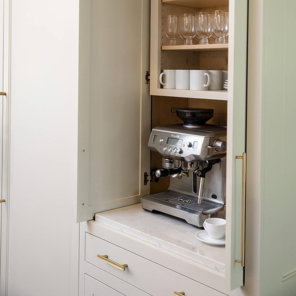 Goo-Ki 6 Pack 12 5/8' Classic Curvature Champagne Bronze Cabinet Handles - Timeless Appeal Meets Modern Functionality for Kitchen Drawer Improvement