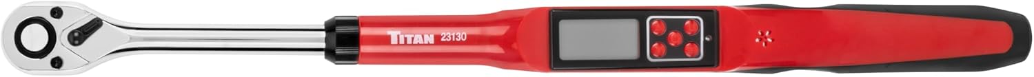 Titan 23130 1/2-Inch Drive x 21-Inch Digital Torque Wrench, 30-260 ft/lbs