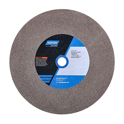 Grinding Wheel, T1, 12x2x1.5, AO, 60/80, Gray